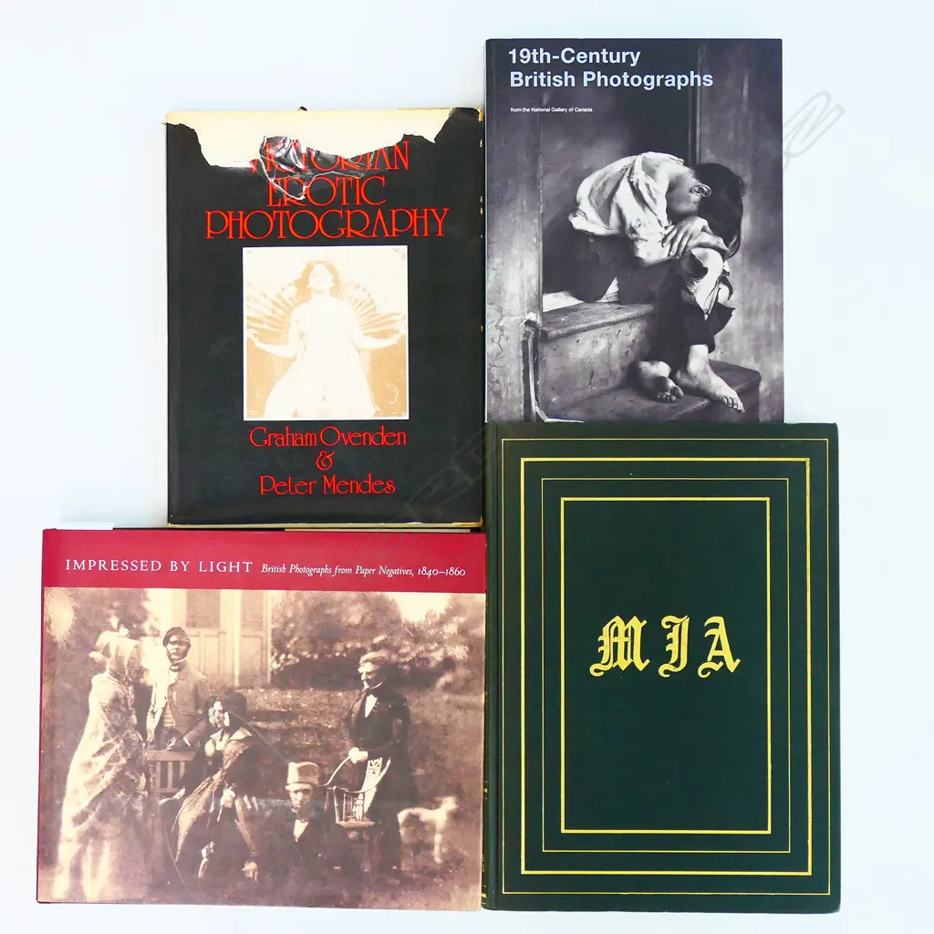 FOUR BOOKS: 19THC BRITISH PHOTOGRAPHY: Impressed By Light 1840-1860 The Met. + Victorian Erotic Photography etc Image 1++